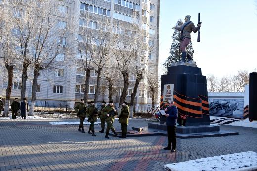 Митинг приуроченный к 80-летию освобождения от немецко-фашистских захватчиков.
