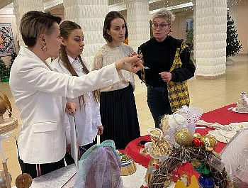Открытие II районного конкурса декоративно-прикладного искусства «Рождественский сувенир»